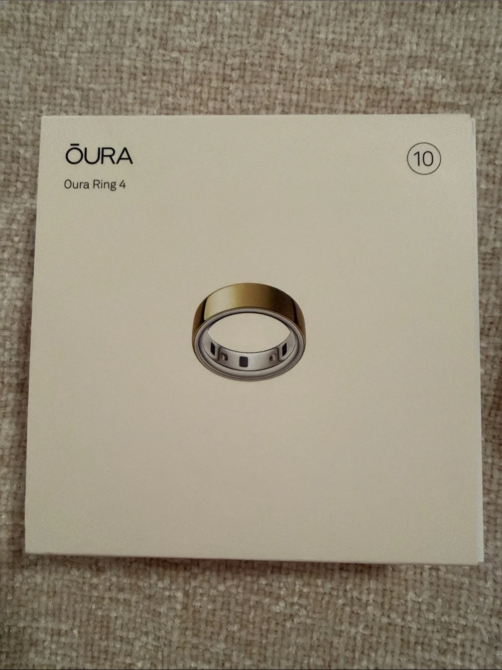 Oura Ring 4 in Gold - Size 10